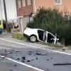 Colisión múltiple en Silleda con hasta diez coches y un camión implicados